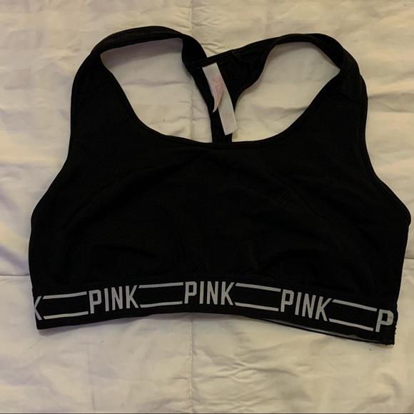 PINK Victoria's Secret Other - PINK- Black- not padded Sports Bra